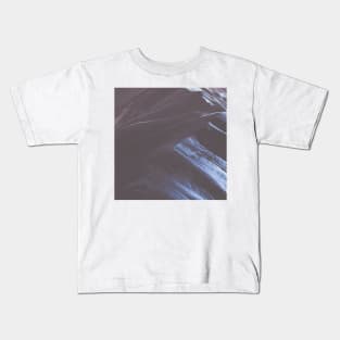 Blue Grey Mountains Oil Effects 2 Kids T-Shirt